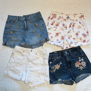 American Eagle Mom Shorts x4!